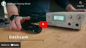Dash camera parking mode video